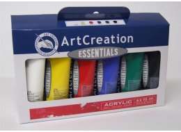 ZESTAW FARB ART CREATION 6 KOL. X 75 ML.